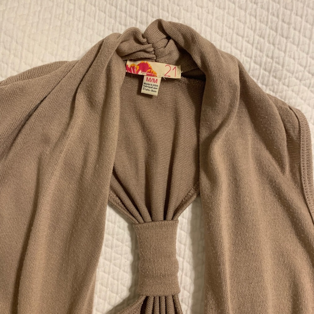 Tan Racerback Vest - Picture 3 of 4